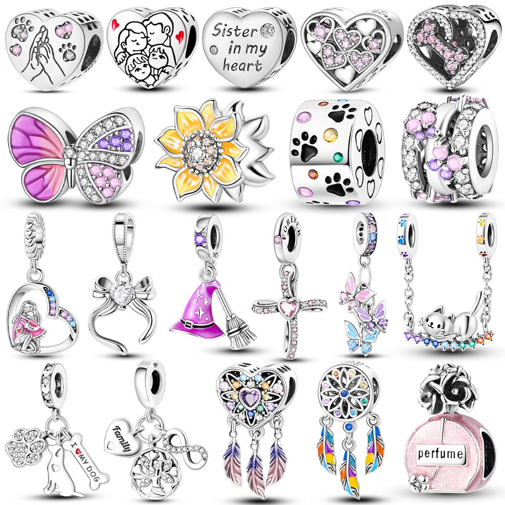 Charm Perlen Für Original Charms S Anhänger Original Kupfer Armbänder Charms Dangle DIY Schmuck Geschenk