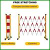 Fiberglass Telescopic Fence Insulated Collapsible Tubular Guardrail Movable Power Safety Construction Isolation Baffle