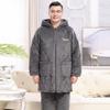 YUZHAOLIN Men's Winter Thermal Fleece Pajama Set