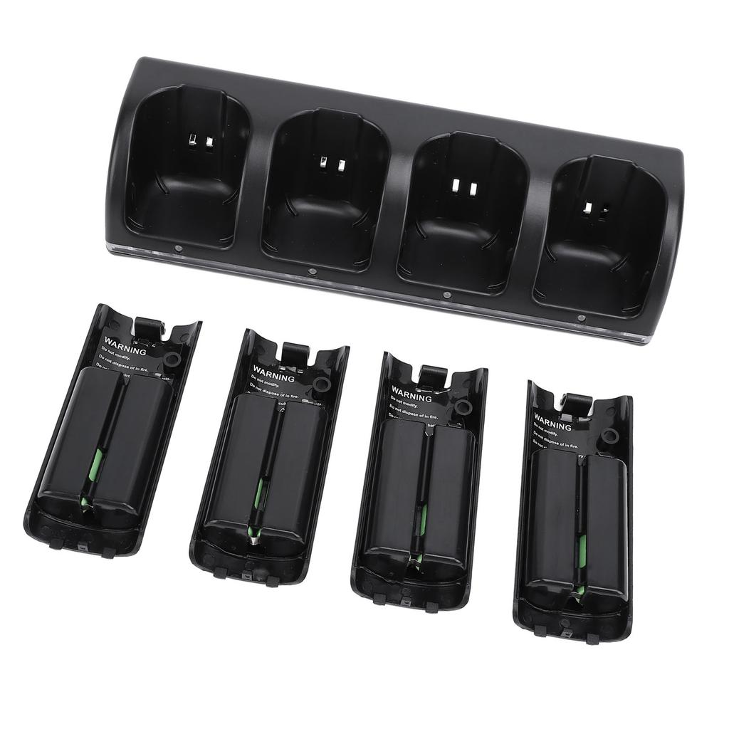Controller  R Station for   Remotes Controller  R Dock Station with 4 Pack 2800mAh Re Able Battery