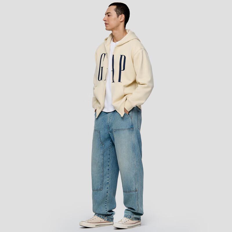 Gap Unisex 2025 Autumn Logo Fleece Hoodie Sweatshirt 786920