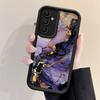 Case for Samsung Galaxy A34 A23 A12 A32 A56 A14 A33 A24 A13 A26 A22 A36 A16 Soft Shell Marble Flower