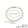 Fashion Five-leaf Flower Diamond Bracelet European and American Ins Style Light Luxury Niche Five-leaf Flower Full Diamond Jewelry