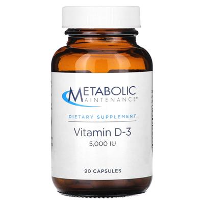 Vitamin D-3, 5,000 Iu, 90 Capsules