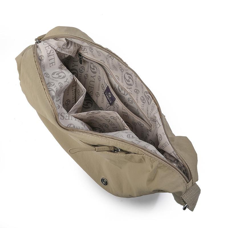Lässige und leichte Umhängetasche Damen Sommer neu hochwertig Arbeits-Nylon-Pendler-Tasche Sport-Schultertasche