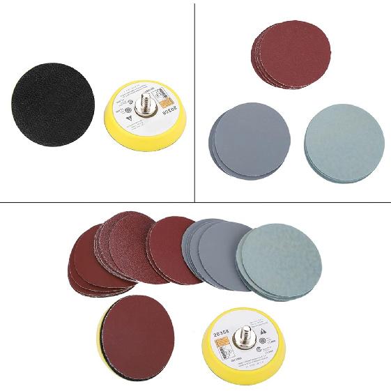 Glass Polishing Kit, Glass and Windshield Polishing DIY Kit, Sanding Paper Scratch Removal Set Ceric Dioxide Abrasive Discs Polish Pad Felt