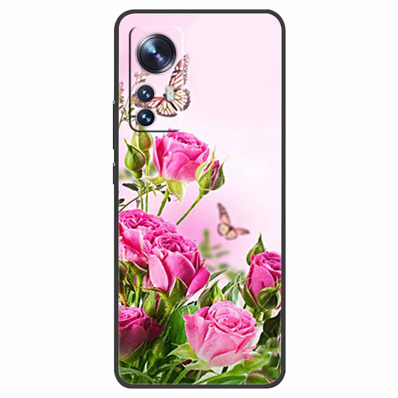 For Xiaomi 12 Lite 5G Case Shockproof Soft Silicone TPU Back Cover For Xiaomi Mi 12 Lite 5G Phone Case Mi12Lite 12Lite Cartoon