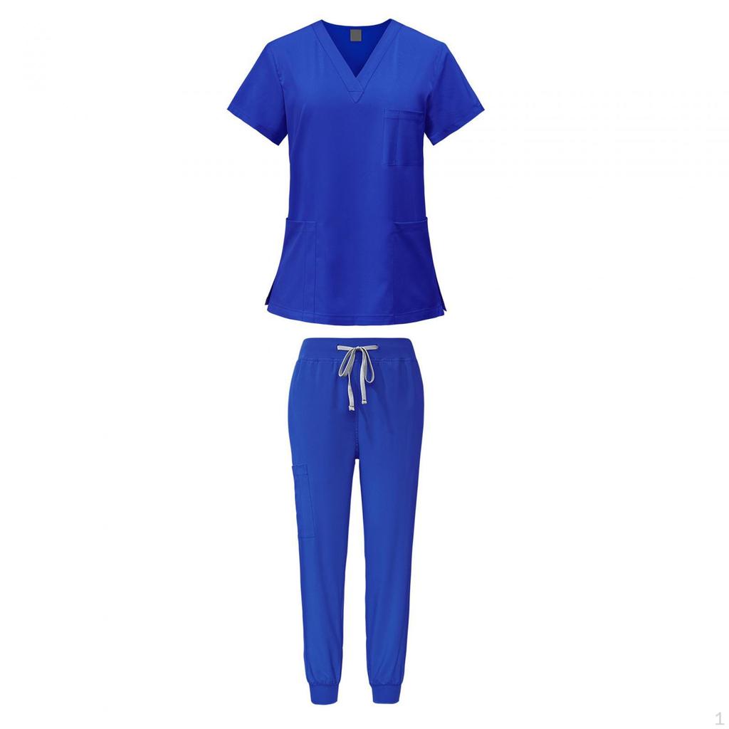 Pflege Peeling Set, Krankenschwester Arbeitskleidung, Arbeitskleidung, Oberteil und Hose für Spa Kosmetik