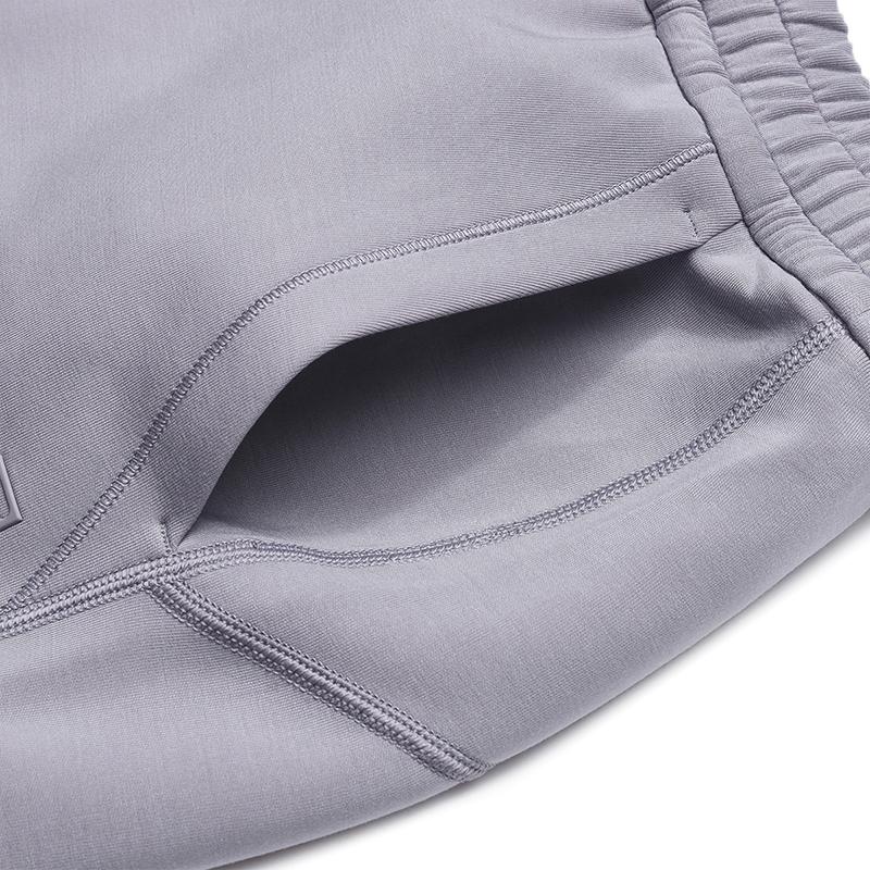 FILA Fitness Series Simple Comfortable Casual Versatile Knitted Long Skirt Women skirts Dark-Purple Gray A11W621304FGY