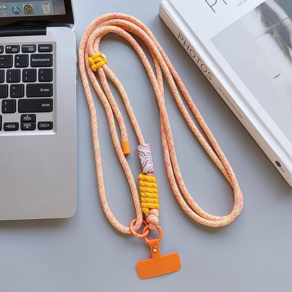 Korea Universal Adjustable Phone Lanyard Strap Mobile Phone Hanging Rope Neck Straps Anti-lost Lanyards Cell Phone Accessories