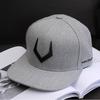 High Quality  Wool Snapback 3D Pierced Embroidery Hip Hop Cap Flat Bill Baseball Cap