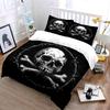 "Skull Barbed Rope Decorative Set" Soft Comfortable Duvet Cover Bedding Set Included 1*Duvet Cover & 2*Pillowcases gift