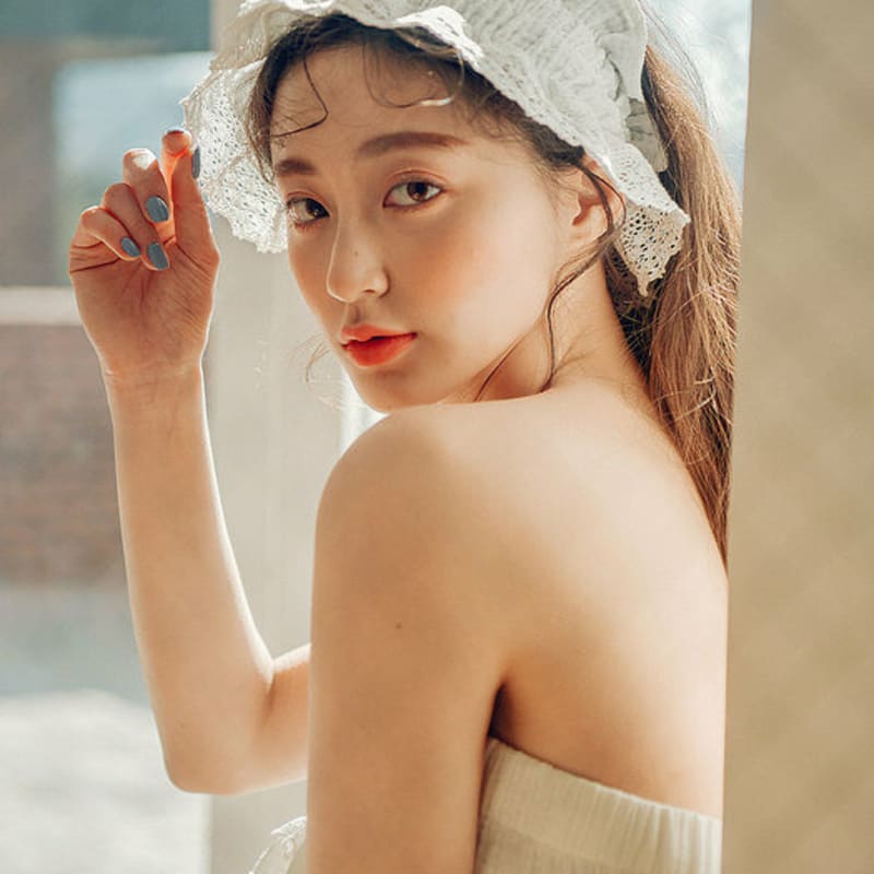 LUNALUZ STUDIO Women's Soufflé Double-Sided Washing Band (2C)