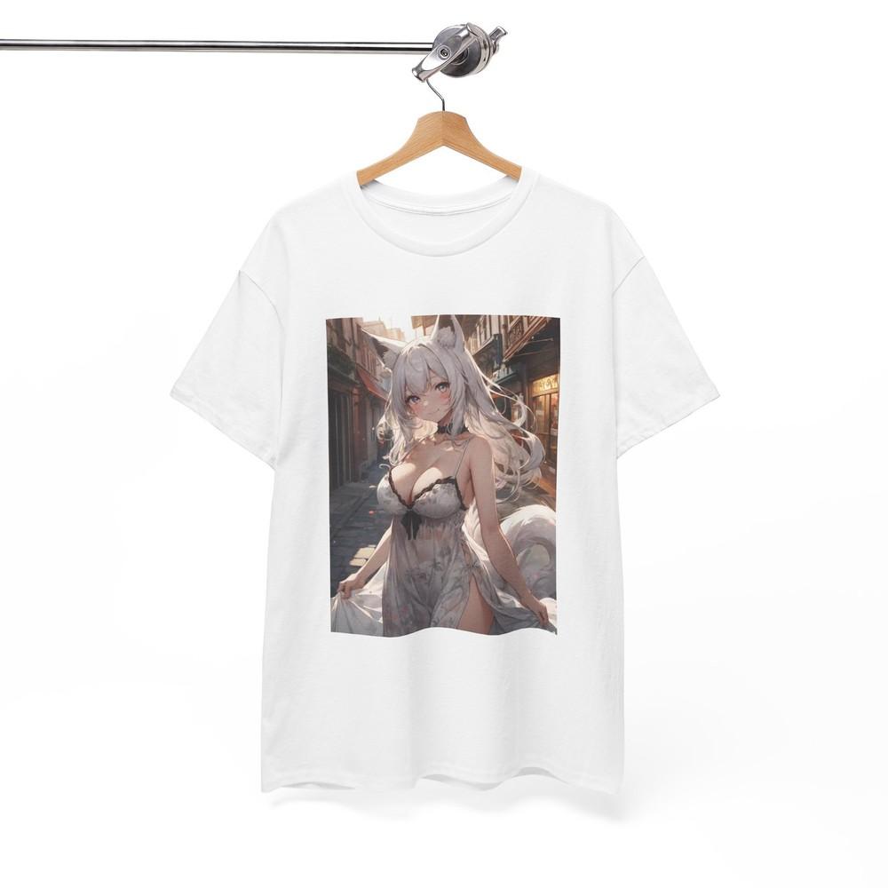 Waifu Girl Hentai Tshirt Sexy anime Naturo Cartoon Unisex Heavy Cotton Tee Unisex T-Shirt M