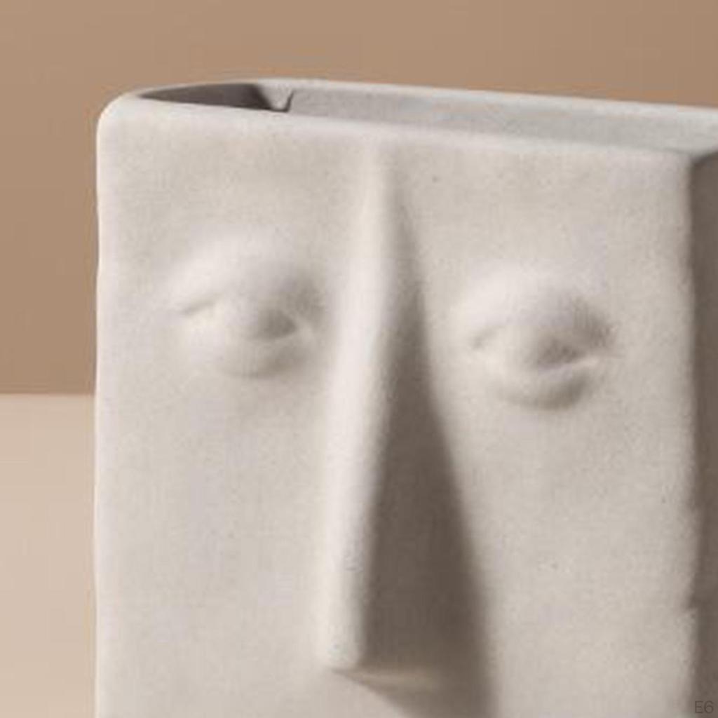 Blumenvase, Keramik Menschlich Modern Dekorative Vase Arrangement für Zuhause Büro und
