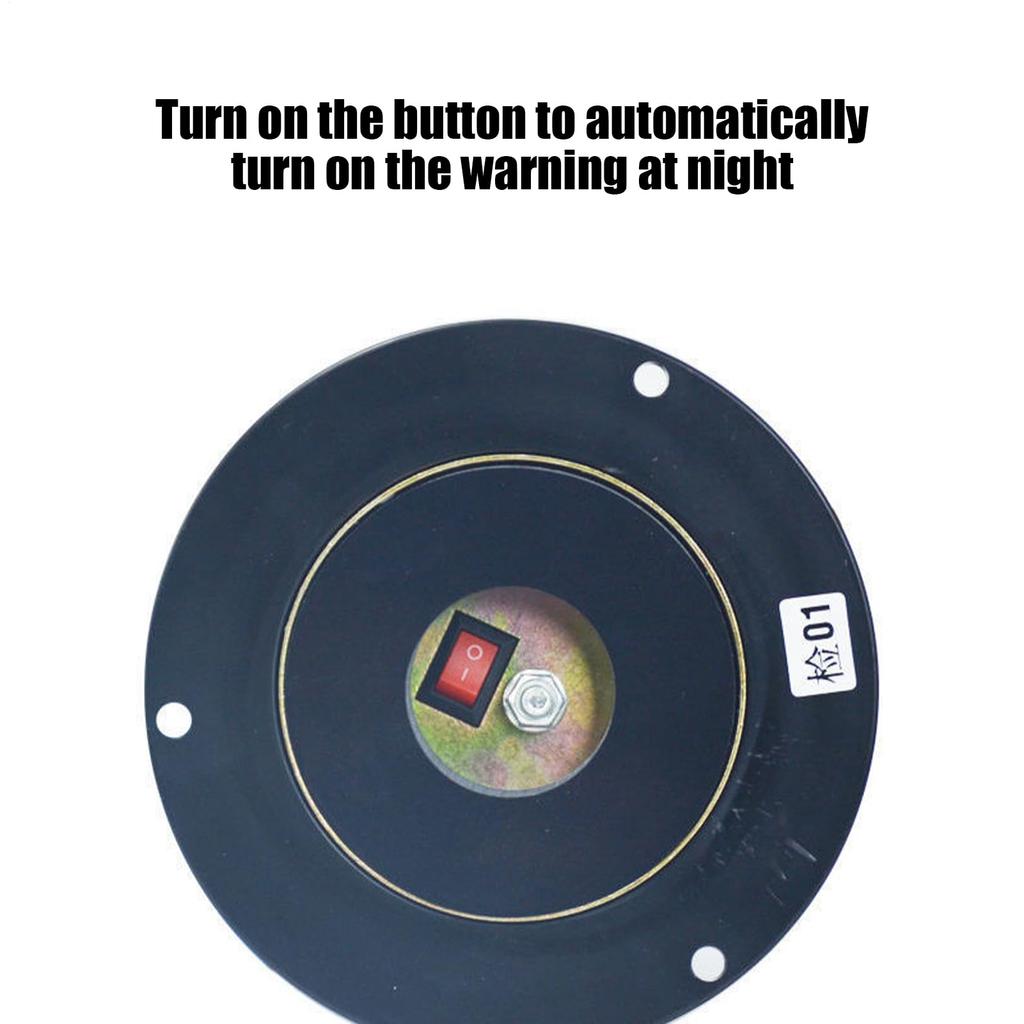 LED Solar Warning Light - Solar Powered Safety Flashing Light with Magnetic Base |
