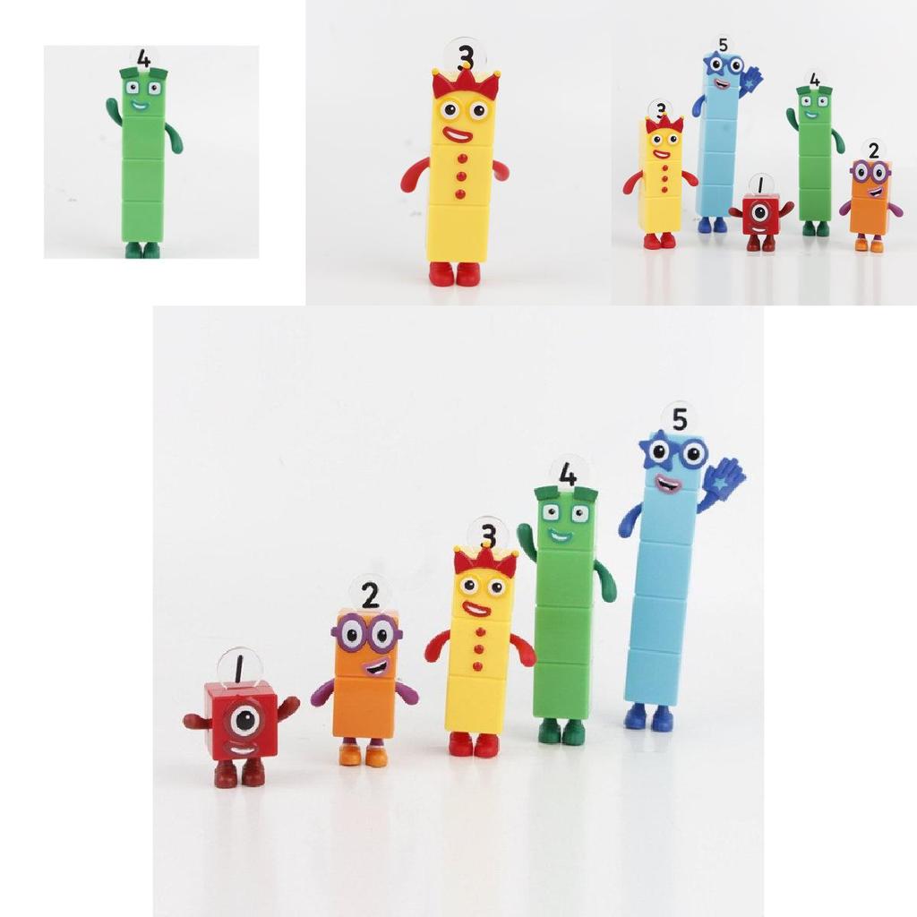 Numberblocks Barevné Stavebnice Roztomilé Transformovatelné Figurky Pro Dětské Hraní