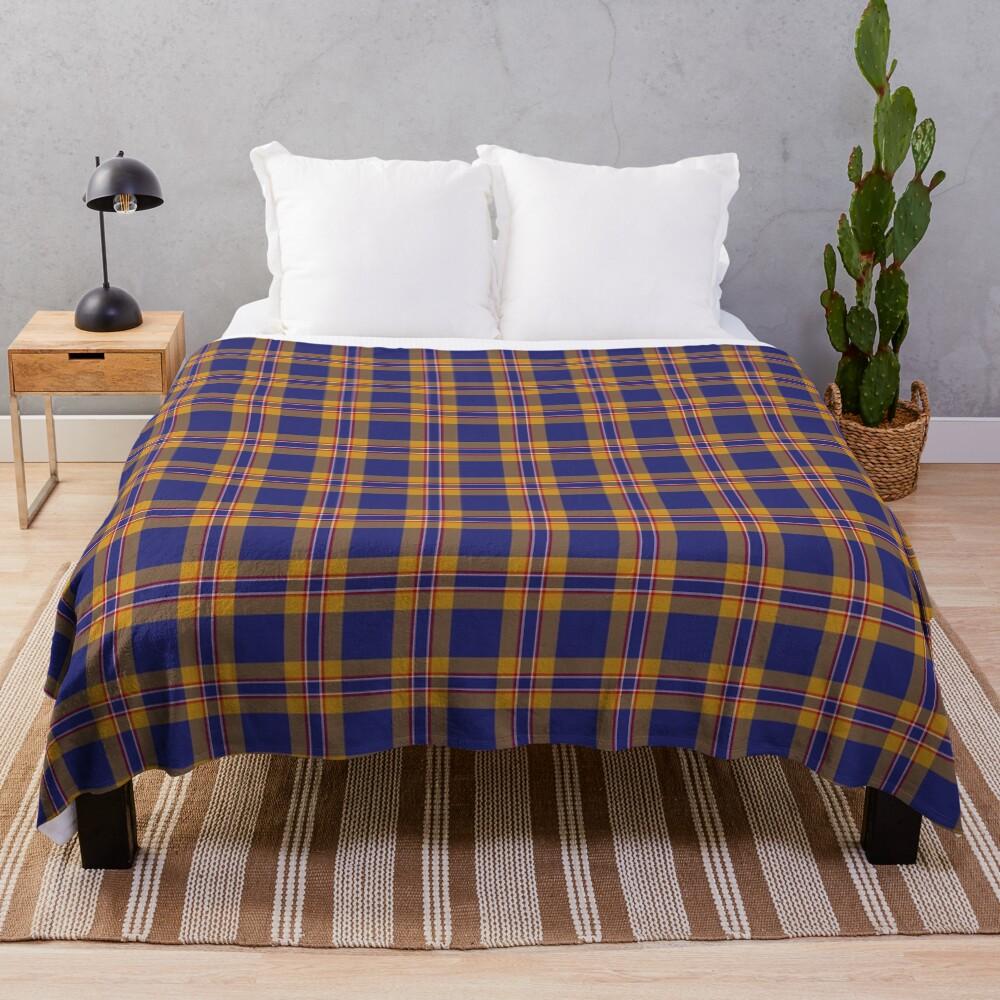 Clan McCann Tartan Throw Blanket
