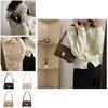 Fashion Womens Bag 2023 Winter New Stylish Solid Color Shoulder Bag**
