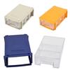 2PCS Stackable Plastic Hardware Parts Storage Boxes Component Screws Toolbox Organizer Combined Cabinet Drawer Case Box