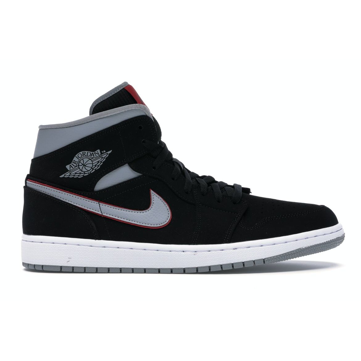 

Кроссовки Air Jordan 1 Mid Black Grey 554724-060