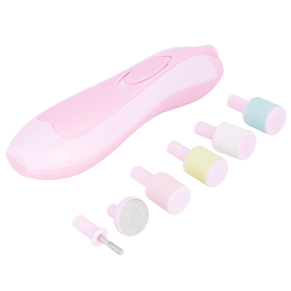 Electric Baby Nail Grooming Trimmer Tool Grinder Clipper for Children Toddlers Pink