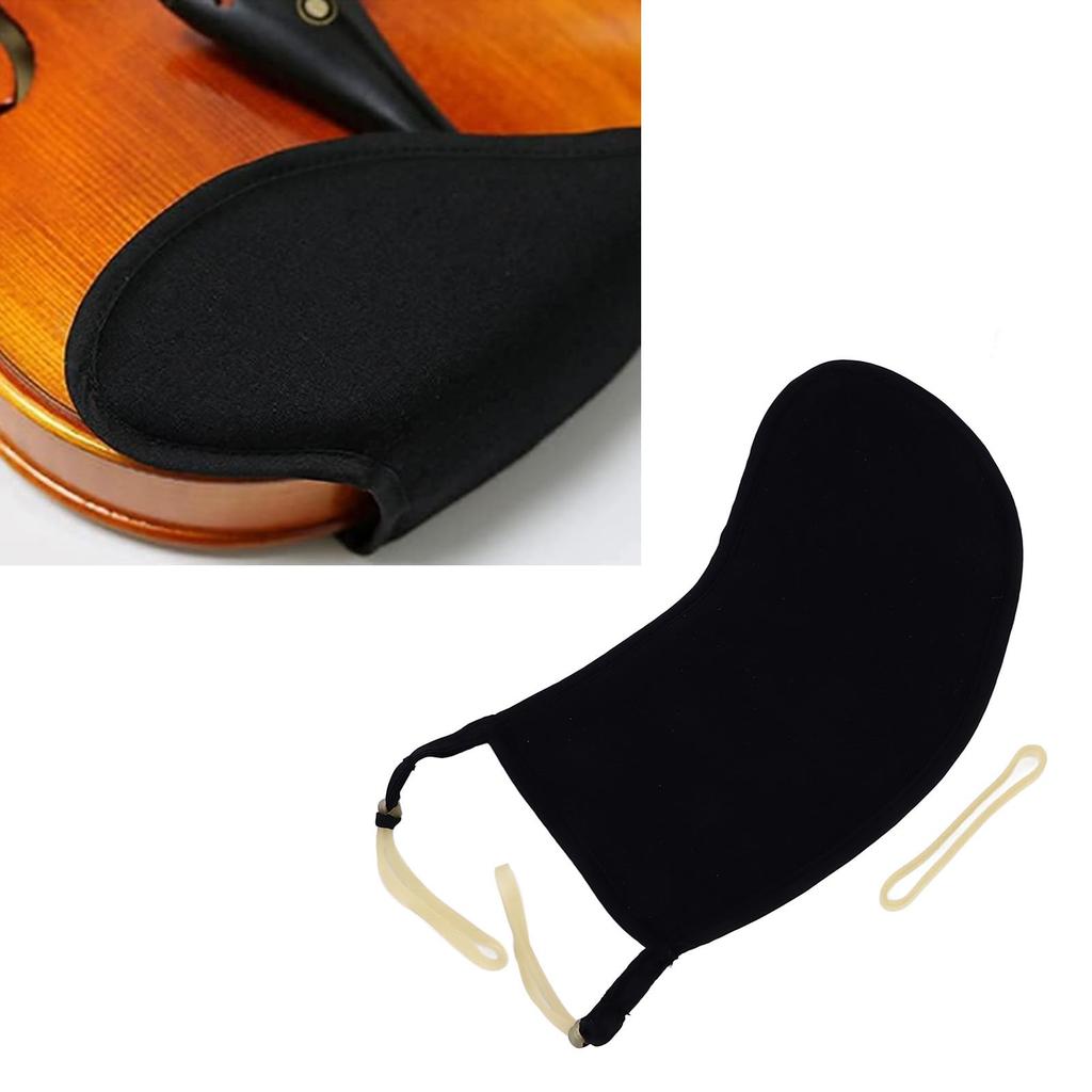 Violin Chin Rest Pad, Stress Relief, Non-Slip, Sweat Absorbent, Pure Cotton, for Violin Shoulder Rest (14)