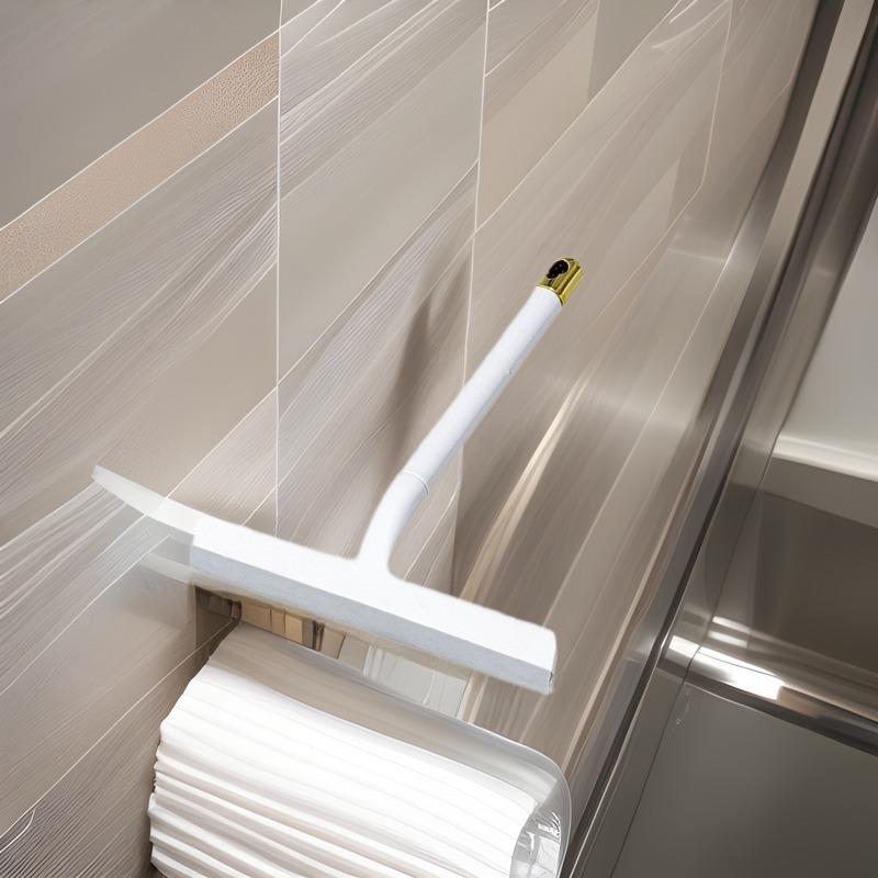 Ultra Soft Silicone Household Glass Scraper | Efficient Cleaning Brush for Bathroom Wall Mirrors and Windows