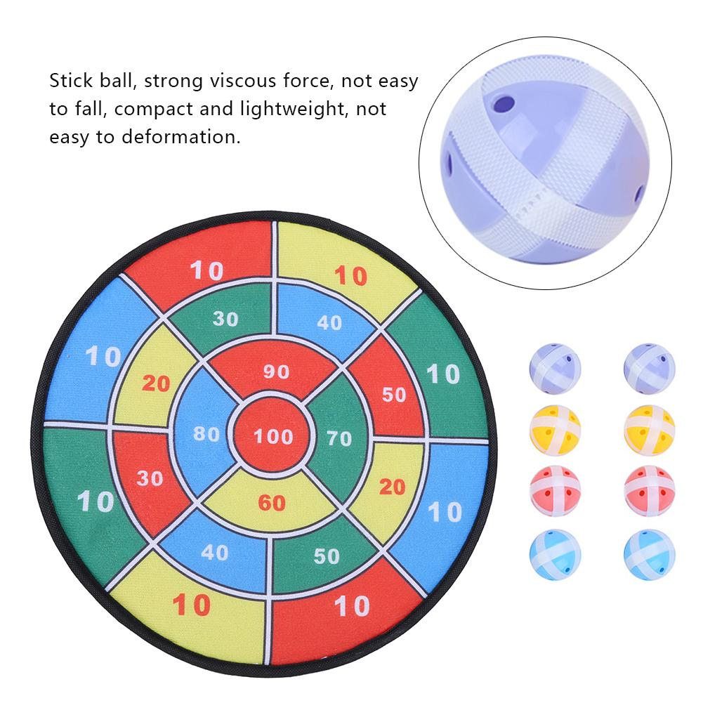 Flannelette Durable Cartoon Lightweight Children Suction Cup Dartboard Indoor Outdoor Sports