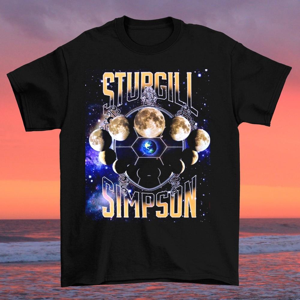 Sturgill Simpson Tour Unisex Shirt Short Sleeve Cotton Black All S-234XL Unisex T-Shirt XL