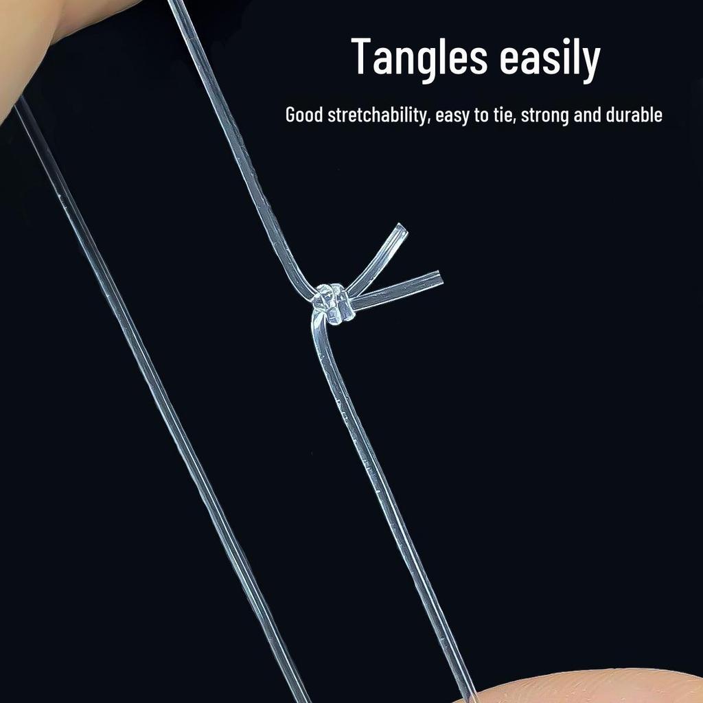 Elastic Beading Cord for Transparent Crystal and Buddhist Beads Bracelet