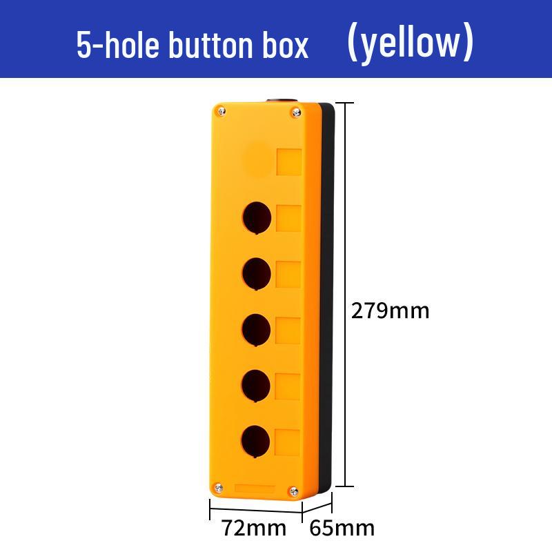 Not-Aus Staubdichte Wasserdichte Steuerbox mit Kontrollleuchte, Positionen 12345 - Taster BX1-5.