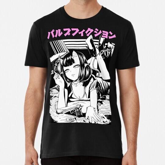 

Meru Succubus Pulp Fiction Manga By Impurity St S to 5XL Made in USA T-Shirt Unisex T-Shirt L
