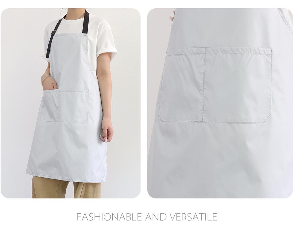 New Style Stain-Proof Neck Apron: Ultra-Thin, Custom Logo, Perfect for Kitchen, Painting, and Catering.