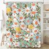 Delightful Daisy Shower Curtain Vibrant Floral Print for Bathroom Decor, Waterproof Fabric, Perfect Gift Idea