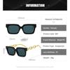Luxury Oversized Square Sunglasses Fashion UV400 Protection Vintage Big Sun Glasses Retro Eyewear for Women Men Gafas De Sol