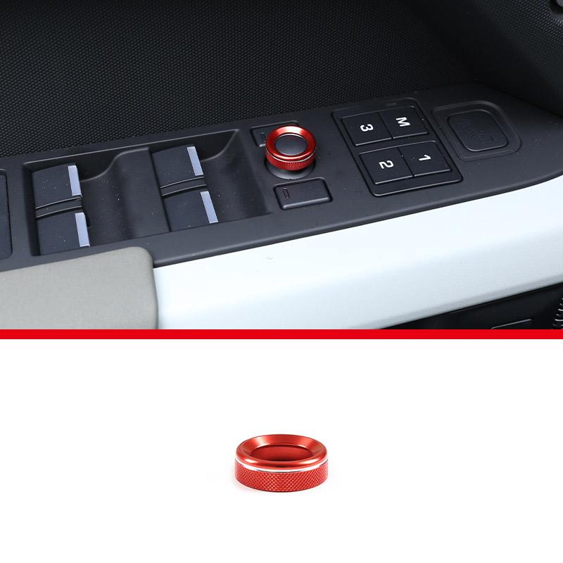 For Land Rover Defender 110 2020-2024 Aluminum Car Air Conditioning Knob Reversing Mirror Adjustment knob Cover Car Accessories
