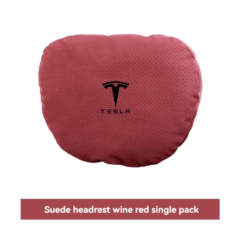 For Tesla Model 3 Model Y Model S Model X Car Headrest Neck Support Seat Soft Neck Pillow Automobile Tesla Interior Accessories