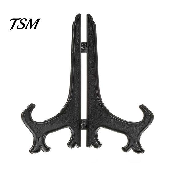 Picture Frame Display Plate Rack Safe Wide Application Triangle Structure Dish Portable Easels Holder for Hotel Kitchen Easel