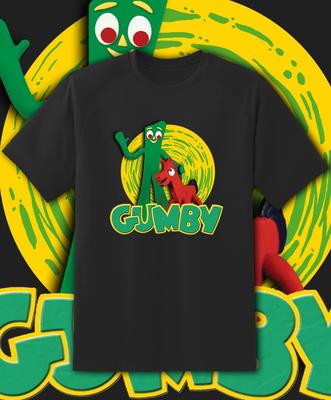 Gumby And Pokey Cartoon T Shirt Adult & Youth Sizes! Fast Ship! Unisex T-Shirt