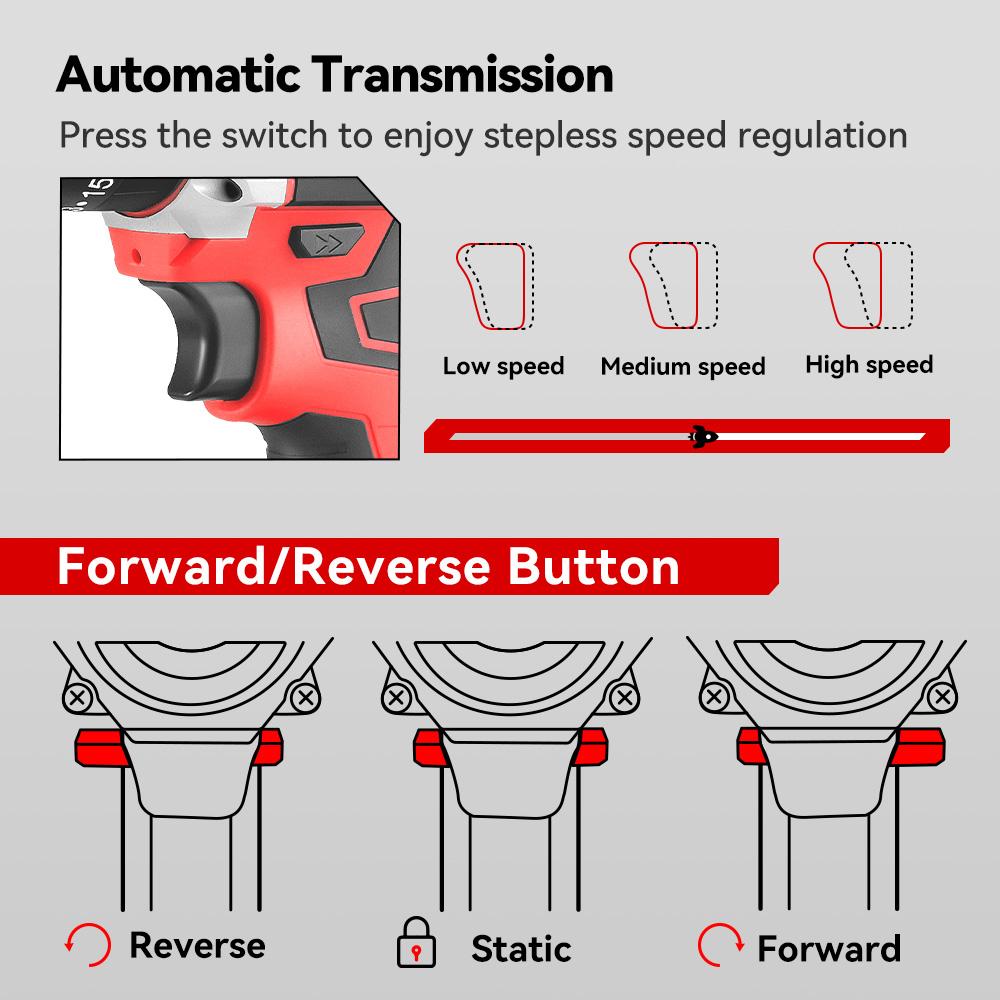 10mm Akumulátorový elektrický vrtací šroubovák Dobíjecí příklepová vrtačka Nářadí pro autoopravy Šroubovák Pro baterii Makita Pin