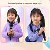Microphone Plastic Pretend Microphone Prop Simulate Speech Practice Mic for Cosplay Birthday Party Favors Costume Play