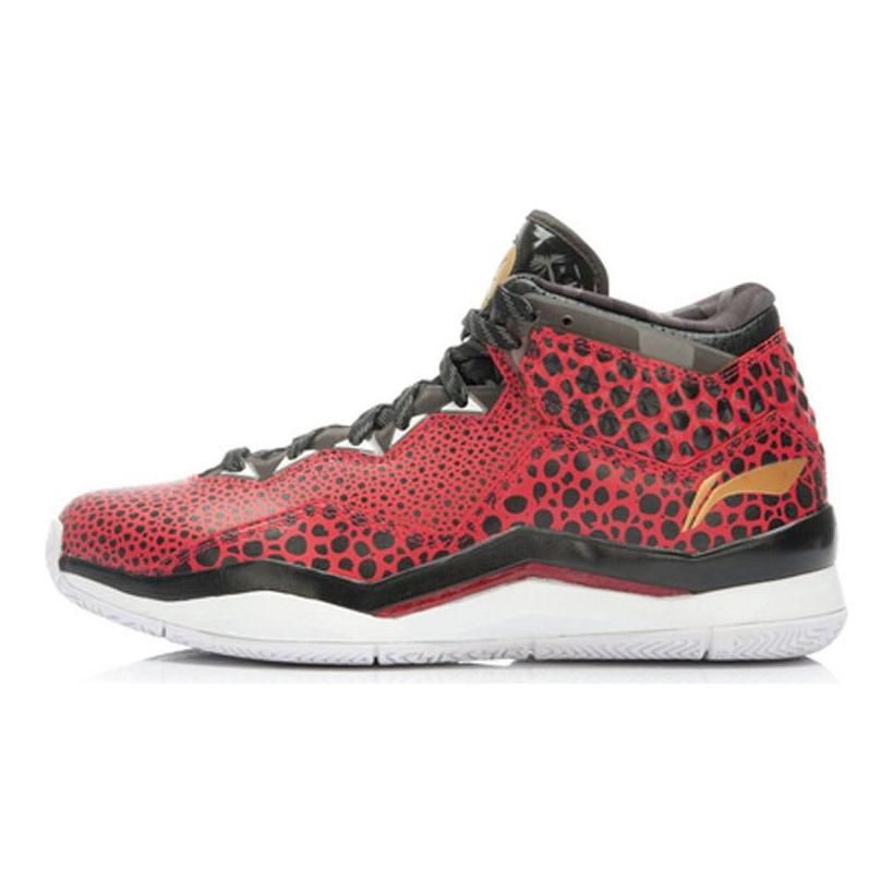Li Ning WOW 3 Red Sea Basketball Shoes Men's Red Black ABAJ013-36