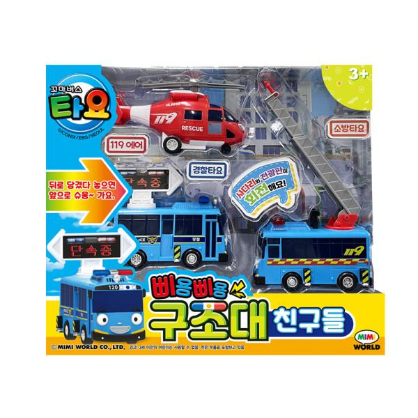 

Маленький автобус Тайо Команда спасателей Друзья, Корейские игрушки 1set