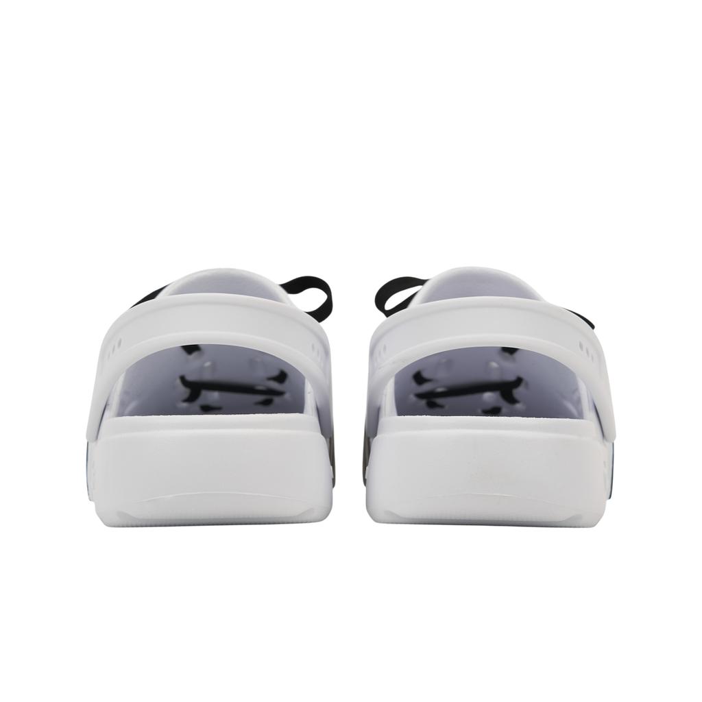 adidas Adilette Clog 2.0 White Black Laces Unisex Sneakers Cloud-White Core-Black Gold-Metallic JR4027