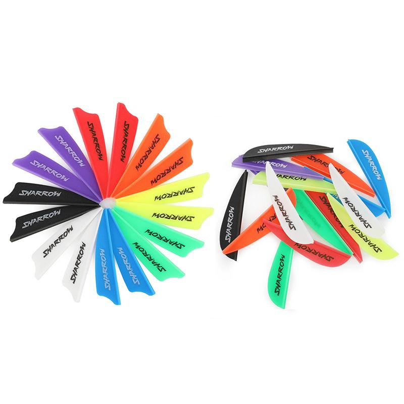 50Pcs 3 Inch Archery Arrow Feather Feather Rubber Vanes Fletching For Aluminum Fiberglass Carbon Arrow Shaft Accessories
