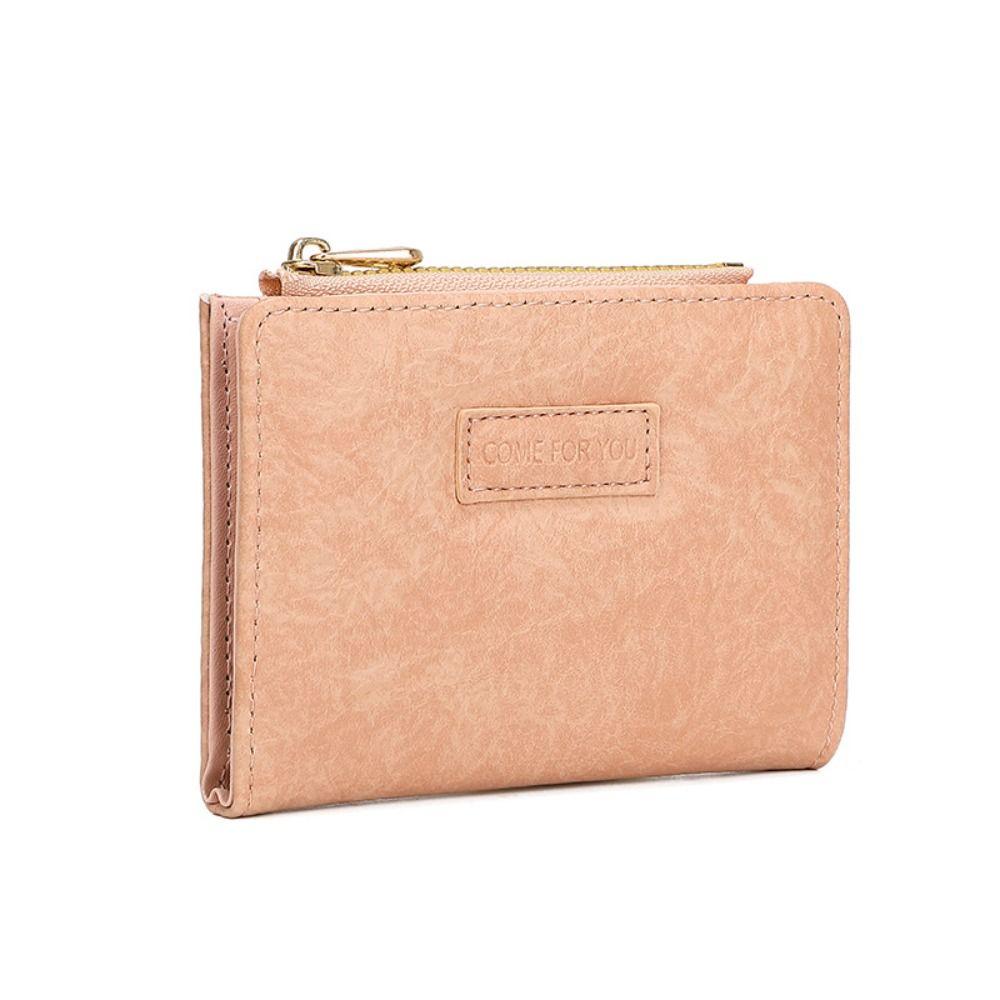 Vintage PU Leather Money Coin Purse Multifunctional 6 Colors Mini Money Bag Zipper Credit Card Holoder Women Men