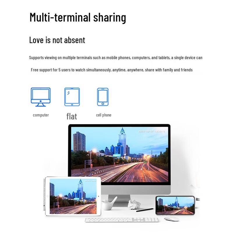 Enregistreur NVR de surveillance Dahua 4 canaux prise CN (adaptateur inclus)