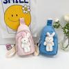 Cartoon Child Rabbit Crossbody Bag Outdoor Leisure Fashion Canvas Shoulder Bag