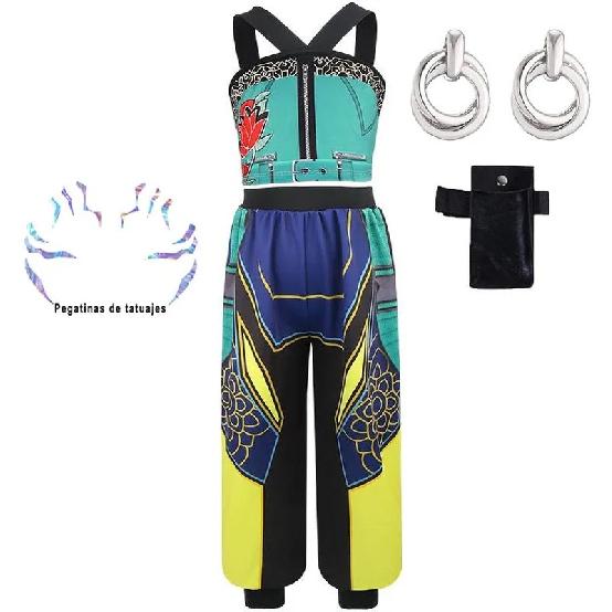 Hot Selling Korean Style set Halloween Cosplay Hot Girl Show k-pop jewelry Tattoo Stickers Costume Christmas Girl Anime Costume